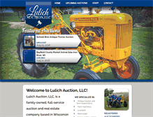 Tablet Screenshot of lulichauction.com